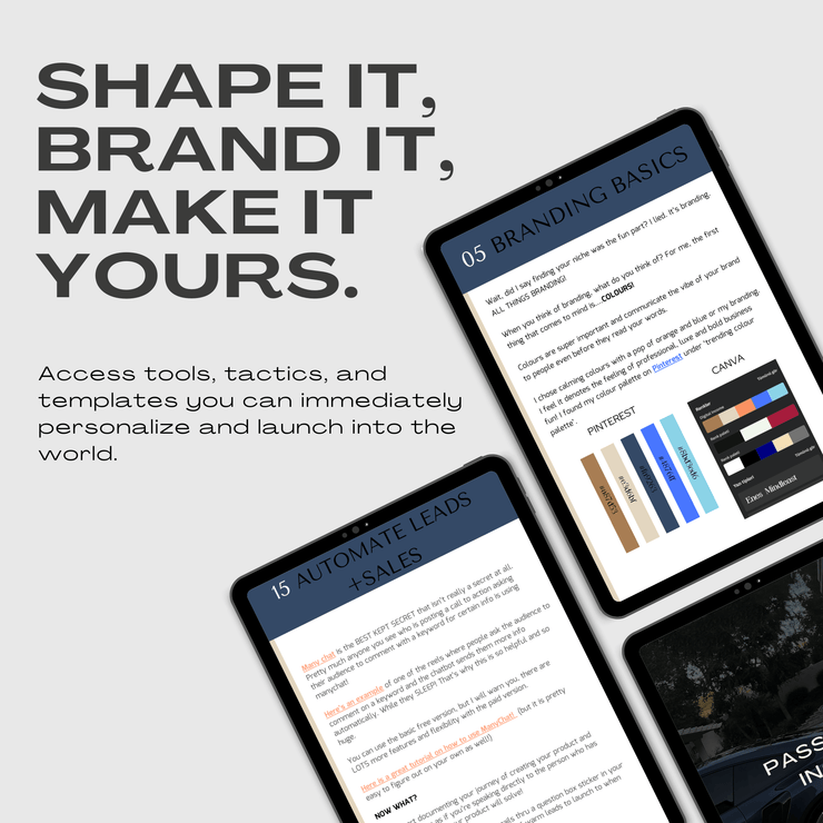 Passion to Income Toolkit
