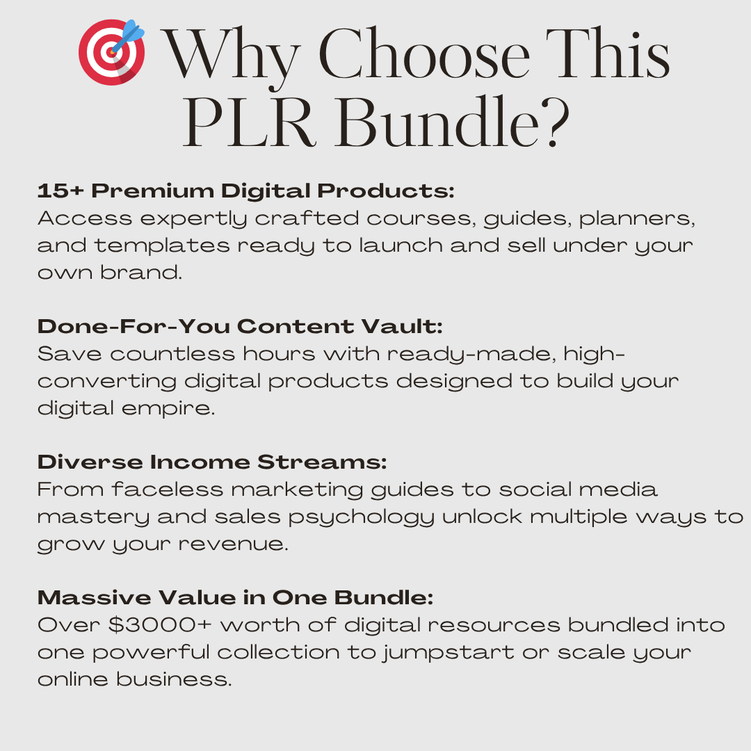The PLR Business Vault